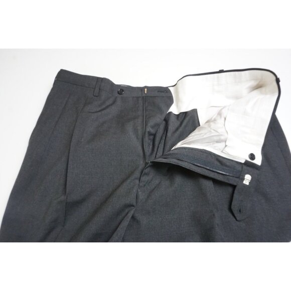 Isaia Patrizio Gray Wool 2 Pc Suit Jacket Pants Sz 44R Brand New - Picture 11 of 11